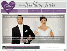Tablet Screenshot of localweddingfairs.com